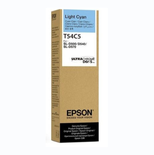 Epson Cartuccia T54C5 Light Ciano per Stampante SL-D500/SL-D540/SL-D570 Epson Cartuccia T54C5 Light Ciano per Stampante SL-D500/SL-D540/SL-D570
